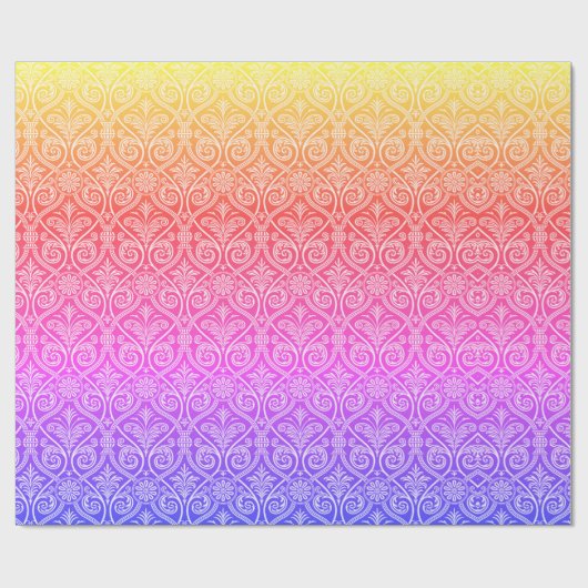 regenboogpatroon Modern Cadeaupapier (Vlak)