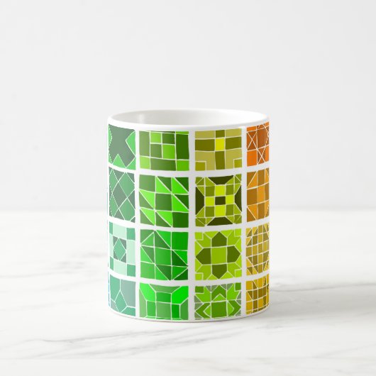 Regenboogpatroon mok (Center)