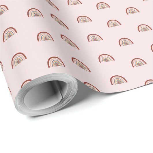 Regenboogpatroon Multicolor Elegant Gift Wrap Cadeaupapier (Rol Hoek)