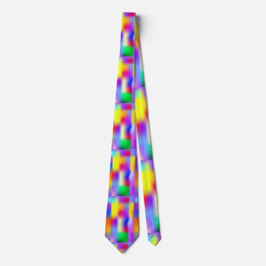 Regenboogpatroon Stropdas (Voorkant)