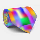 Regenboogpatroon Stropdas (Opgerold)