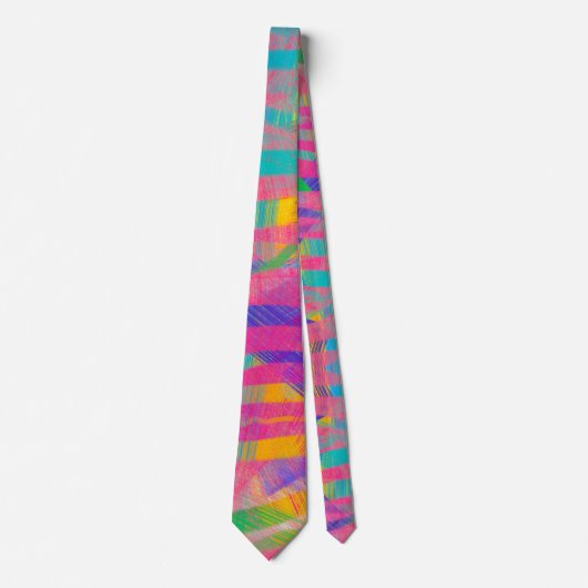 Regenboogpatroon Stropdas (Voorkant)