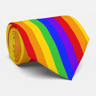 Regenboogpatroon Stropdas