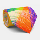 Regenboogpatroon Stropdas (Opgerold)