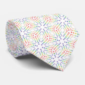Regenboogpatroon Stropdas (Opgerold)