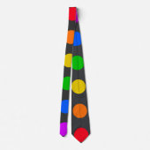 Regenboogpatroon Stropdas (Achterkant)