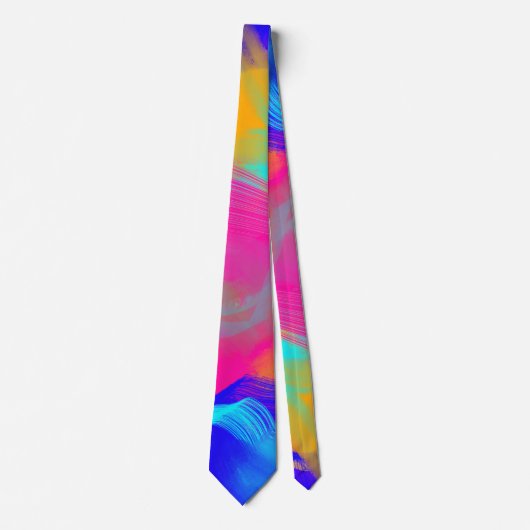 Regenboogpatroon Stropdas (Voorkant)
