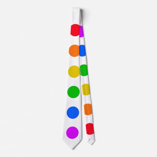 Regenboogpatroon Stropdas (Voorkant)