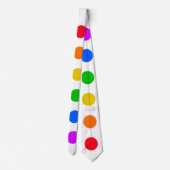 Regenboogpatroon Stropdas (Achterkant)