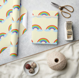 Regenboogpatroon voor Autisme Ondersteuning Neurod Cadeaupapier