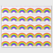 Regenboogpatroonpapier Cadeaupapier (Vlak)