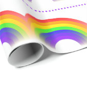 Regenboogpatroonpapier Cadeaupapier (Rol Hoek)