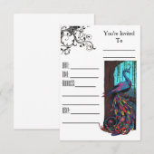 Regenboogpauw Kaart (Voorkant / Achterkant)