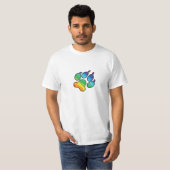 Regenboogpaw T Shirt (Voorkant volledig)