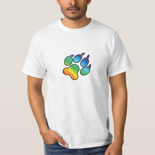 Regenboogpaw T Shirt (Voorkant)