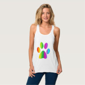 Regenboogpaw Tanktop (Volledige Voorkant)