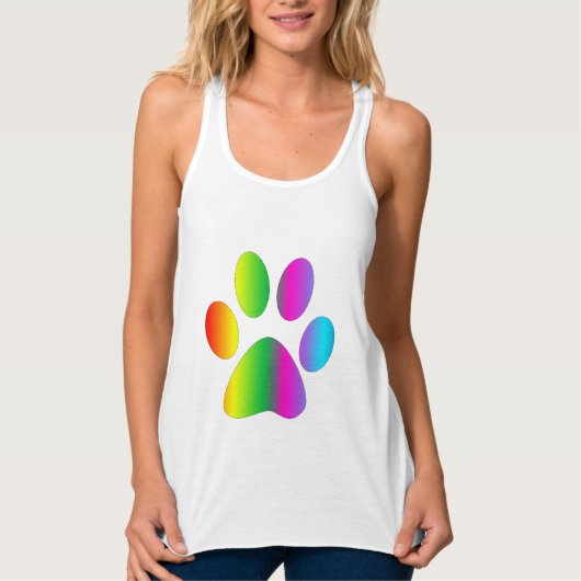 Regenboogpaw Tanktop (Voorkant)