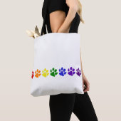 Regenboogpaws Tote Bag (Dichtbij)
