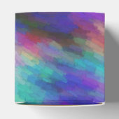 Regenboogpenseelstreken Bedankdoosjes (Bovenkant)