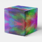 Regenboogpenseelstreken Bedankdoosjes (Achterkant)