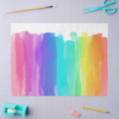 Regenboogpenselen Kunstkleurige vun-gift-omslag Tissuepapier (Craft)