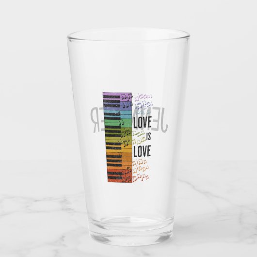 Regenboogpiano Glas (Voorkant)