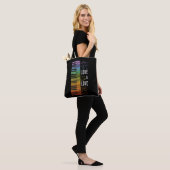 Regenboogpiano Tote Bag (Op model)