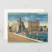 , regenboogpier, Long Beach, Californië Briefkaart (Voorkant / Achterkant)