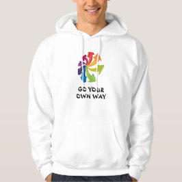 Regenboogpijlen - Ga op eigen weg Hoodie