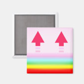 Regenboogpijlen Magnet, Lmán de Flechas del Arco I Magneet (Voorkant / Achterkant)