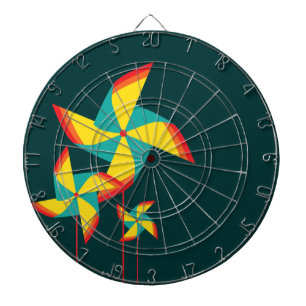 regenboogpinrad dartbord