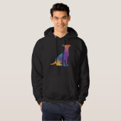 RegenboogPitbull Hoodie (Voorkant volledig)