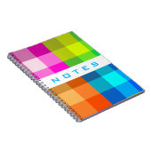 Regenboogplaat aangepast met Jouw tekst-laptop Notitieboek (Rechterzijde)