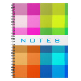 Regenboogplaat aangepast met Jouw tekst-laptop Notitieboek