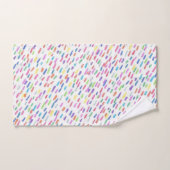 Regenboogplaat bad handdoek (Handdoek)
