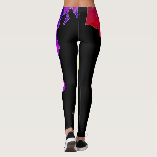 Regenboogplaat Leggings (Achterkant)
