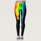 Regenboogplaat Leggings (Voorkant)