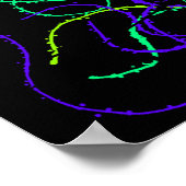 Regenboogplaat Poster (Hoek)