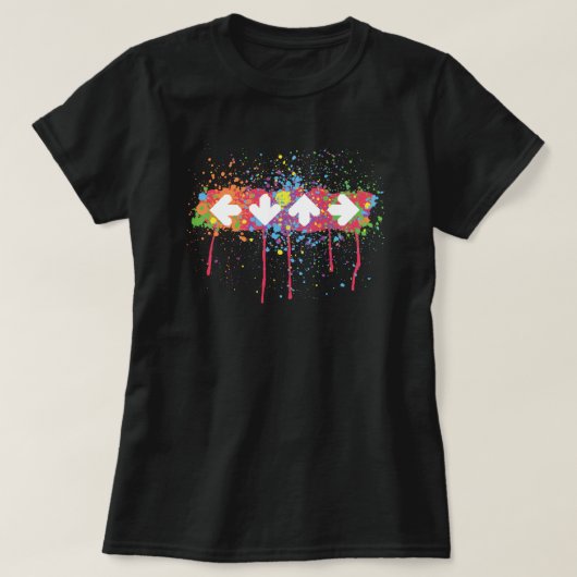 Regenboogplaat T-shirt (Design voorkant)