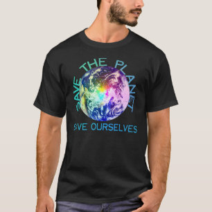 Regenboogplanet T-shirt