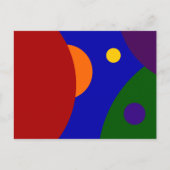 Regenboogplanken Briefkaart (Voorkant)