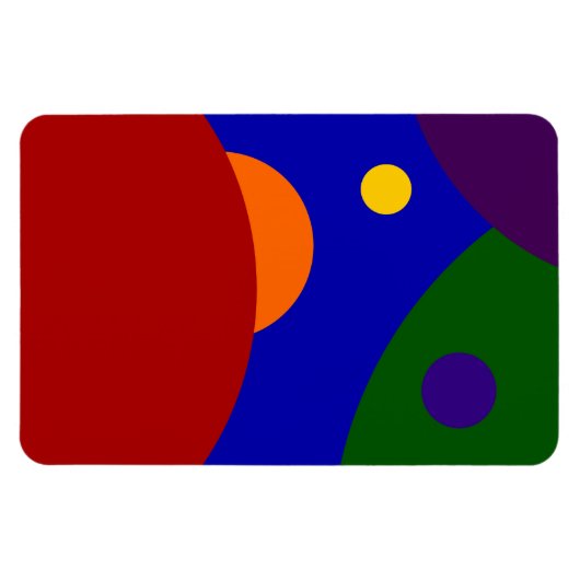 Regenboogplanken Magneet (Horizontaal)