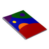 Regenboogplanken Notitieboek (Rechterzijde)