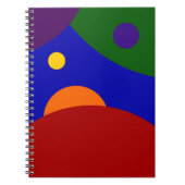 Regenboogplanken Notitieboek (Voorkant)