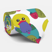 Regenboogplatypus Stropdas (Opgerold)