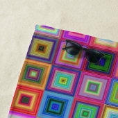 regenboogpleinen badhanddoek (In situ)