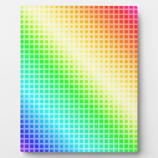 Regenboogpleinen Fotoplaat (Voorkant)