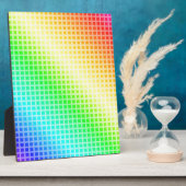 Regenboogpleinen Fotoplaat (Zijkant)