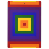 Regenboogpleinen Klembord (Achterkant)