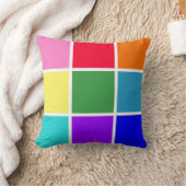 Regenboogpleinen Kussen (Deken)